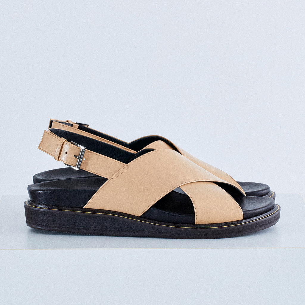 FB CROSS SANDAL(NUDE)